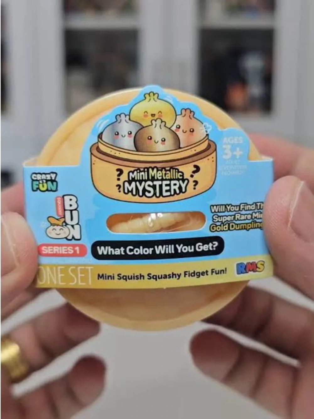 Mini Metallic Mystery Dumpling Squishy - unopened